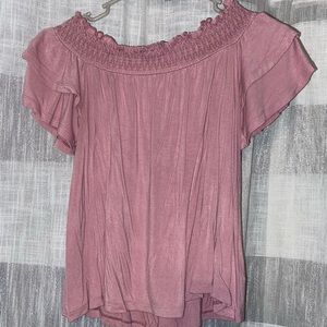 American Eagle Off-the-Shoulder/Regular Top